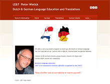 Tablet Screenshot of pieterwielick.com
